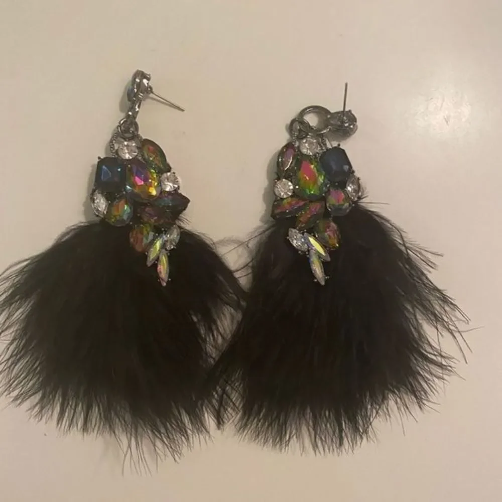 Allie Beads fur earrings